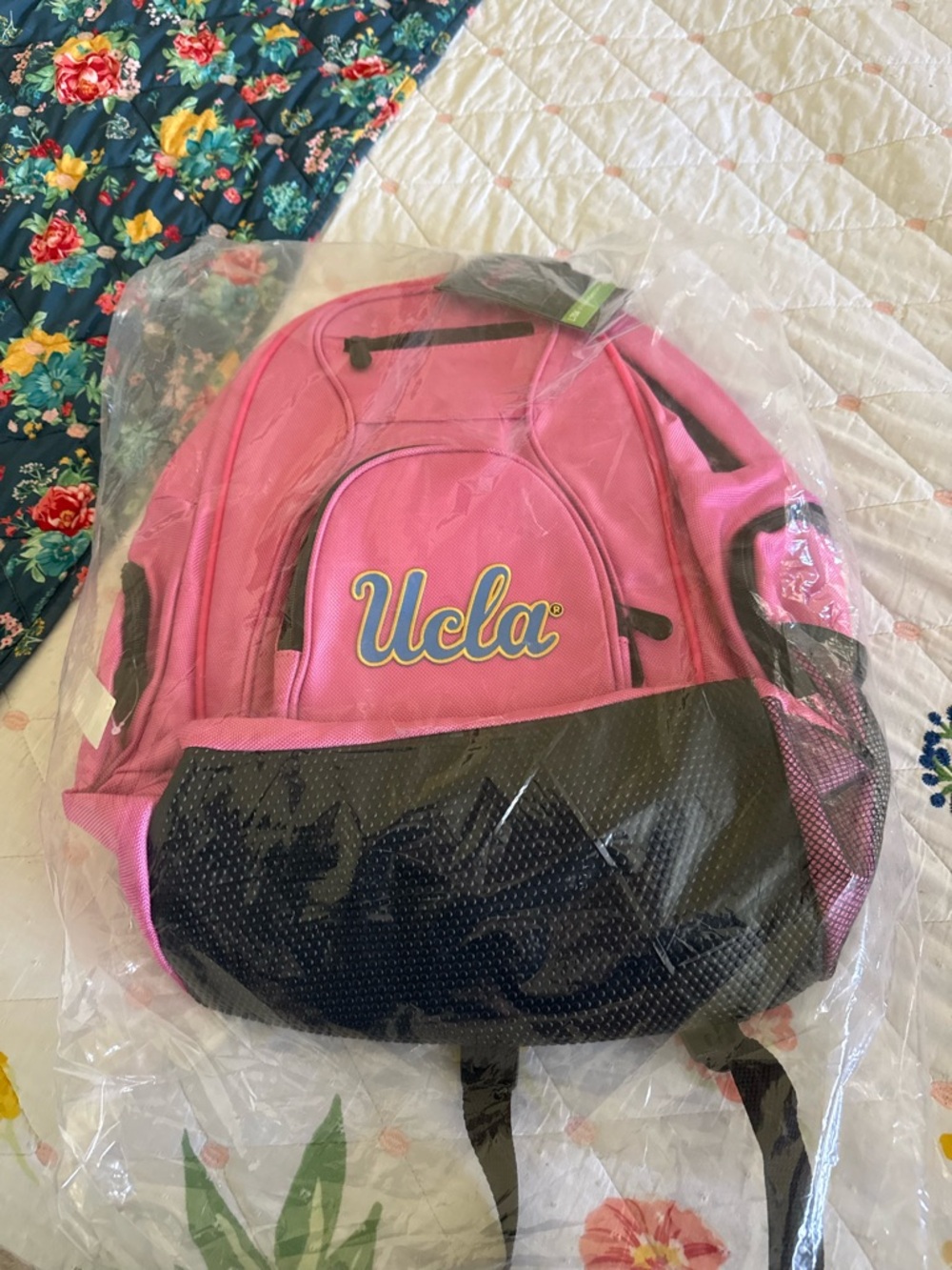 UCLA laptop pink MOJO Licensing Pink Backpack with Black Accents